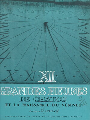 cover image of XII grandes heures de Chatou et la naissance du Vésinet